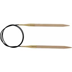 Knitpro 60 cm x 10 mm Basix Fixed Circular Needles, Birch