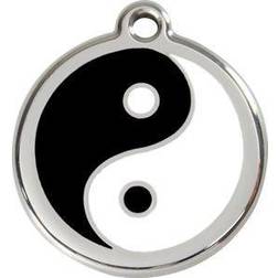 Red Dingo Enamel Tag Ying & Yang Large