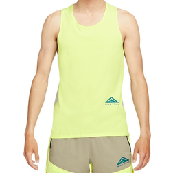 Nike Dri-FIT Rise 365 Trail Running Tank Top Men - College Grey/Light Lemon Twist