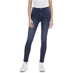 Replay 99 Luzien Skinny High Waist Fit Jeans - Dark Blue