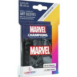 Gamegenic Marvel Champions 50 Art Sleeves Marvel Black