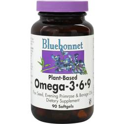 Bluebonnet Nutrition Plant-Based Omega-3 6 9 90 Softgels