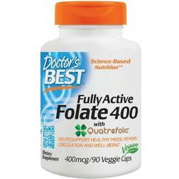 Doctor's Best Fully Active Folate 400 with Quatrefolic 400mcg 90 pcs