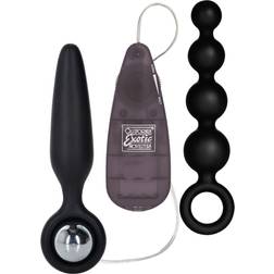 CalExotics Booty Call Powerful Vibrating Butt Plug Kit