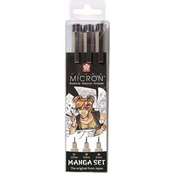 Sakura Manga Pigma Micron Black 3-set