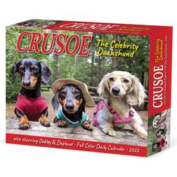 Crusoe the Celebrity Dachshund 2022 Box Calendar, Daily Desktop