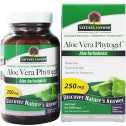 Nature's Answer Aloe Vera Phytogel 250 mg 90 Vegetarian Capsules