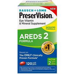 Bausch & Lomb PreserVision Eye Vitamin and Mineral Supplement 120 pcs