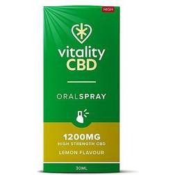 Vitality CBD 30ml Oral Spray 1200MG High Strength CBD Lemon Flavour