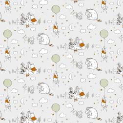 Disney Winnie The Pooh Up, Up & Away Grey Wallpaper