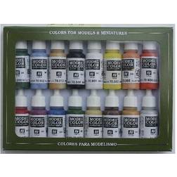 Vallejo Acrylic Model Color Set U.S.A Basic 16pcs