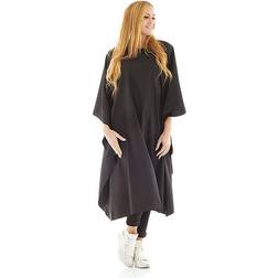 Xanitalia Hairdressing Cape Black (130 x 150 cm)