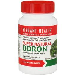 Vibrant Health Super Natural Boron 60 Vegetarian Capsules