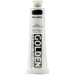 Golden Heavy Body Acrylics bone black 2 oz