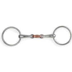 Shires Copper Lozenge Horse Loose Ring Snaffle