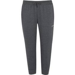 LA Gear Three Quarter Interlock Jogging Pants Ladies - Charcoal