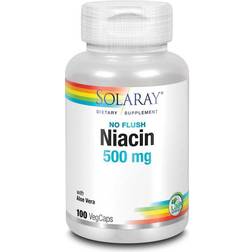 Solaray No Flush Niacin 500mg 100 pcs