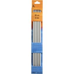 Pony Classic 20cm Double-Point Knitting Needles Set of Five 5.00mm (P36622)