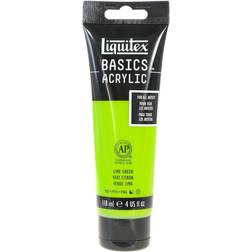 Liquitex Basics acrylic paint lemon green 118ml