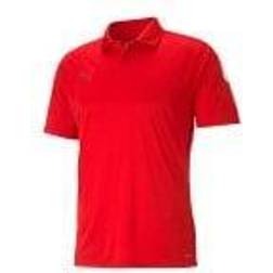 Puma TeamLIGA Sideline Polo Shirt Men - Red/White