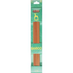 Pony Bamboo 20cm Double-Point Knitting Needles Set of Five 4.00mm (P67009)