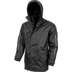 Result 3-in-1 Core Transit Jacket with Printable Softshell Inner Unisex - Black