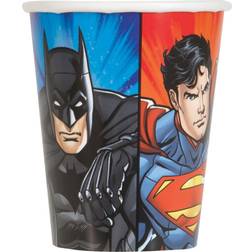 Unique Party 49966 9oz Justice League Paper Cups, Pack of 8