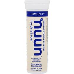 nuun Hydration Immunity Tabs Single Tube Blueberry Tangerine 10 Tablets