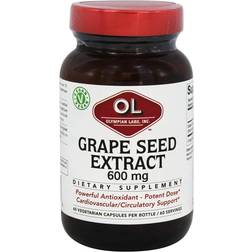 Olympian Labs Grape Seed Extract 600 mg 60 Vegetarian Capsules