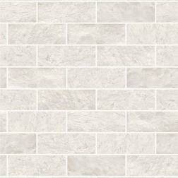 Contour Natural Tile Wallpaper Paper wilko