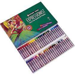 Royal Talens Cray-Pas Expressionist Oil Pastels 50/Pkg-Assorted Colors