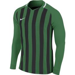 Nike Striped Division III Long Sleeve Jersey Men - Pine Green/Black/White