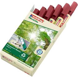 Edding 21 Ecoline Permanent Marker Red 1.5-3mm 10-pack