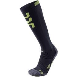 UYN Evo Race Socks Men - Anthracite /Green Lime