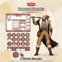 Blackfire Dungeons & Dragons Barbarian Token Set