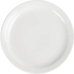 Olympia Whiteware Narrow Rimmed Dessert Plate 23cm 12pcs