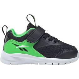 Reebok Boy's Rush Runner 4 TD - Core Black/Solar Lime/Cloud White