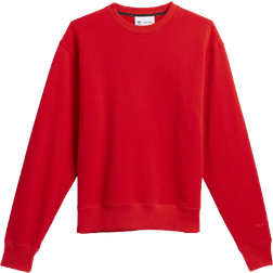 Adidas Pharrell Williams Basics Crew Gender Neutral Sweatshirt - Vivid Red