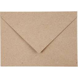 Recycled Envelopes, envelope size 11,5x16 cm, 120 g, beige, 50 pc/ 1 pack