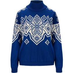 Dale of Norway Falun Heron Women’s Sweater - Ultramarine/Offwhite