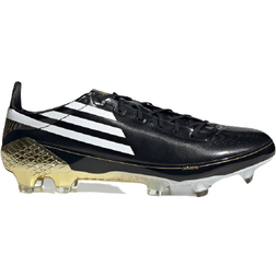 Adidas F50 Ghosted Adizero FG - Core Black/Cloud White/Gold Metallic