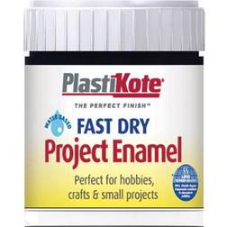 Plasti-Kote Fast Dry Enamel Paint B2 Bottle Matt Black 59ml