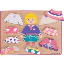 Bigjigs Dressing Girl 10 Pieces