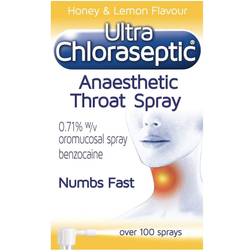 Ultra Chloraseptic Anaesthetic Throat Spray Honey and Lemon