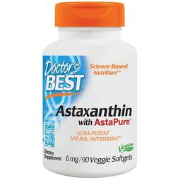 Doctor's Best Astaxanthin with Astapure 90 Veggie Softgels 6mg