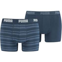 Puma Men's Heritage Stripe Boxer 2-pack - Denim