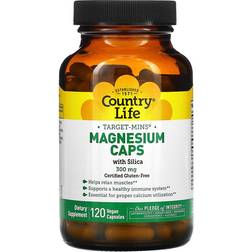 Country Life Target-Mins Magnesium Caps 300mg 120 pcs