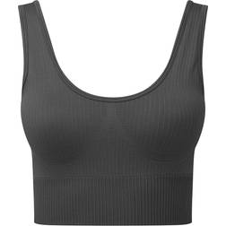 Tridri Multisport Ribbed Seamless 3D Bra - Charcoal