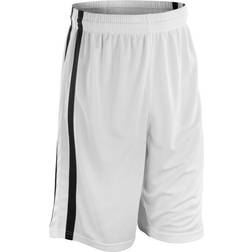 Spiro Basketball Quick Dry Shorts Men - White/Black