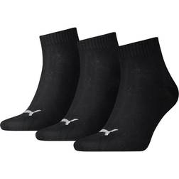 Puma Quarter Training Ankle Socks 3-pack Unisex - Black